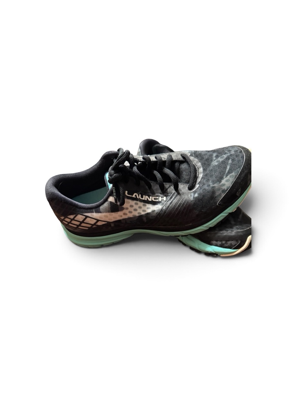 Brooks Launch Women's Black and Mint Athletic Running Shoes